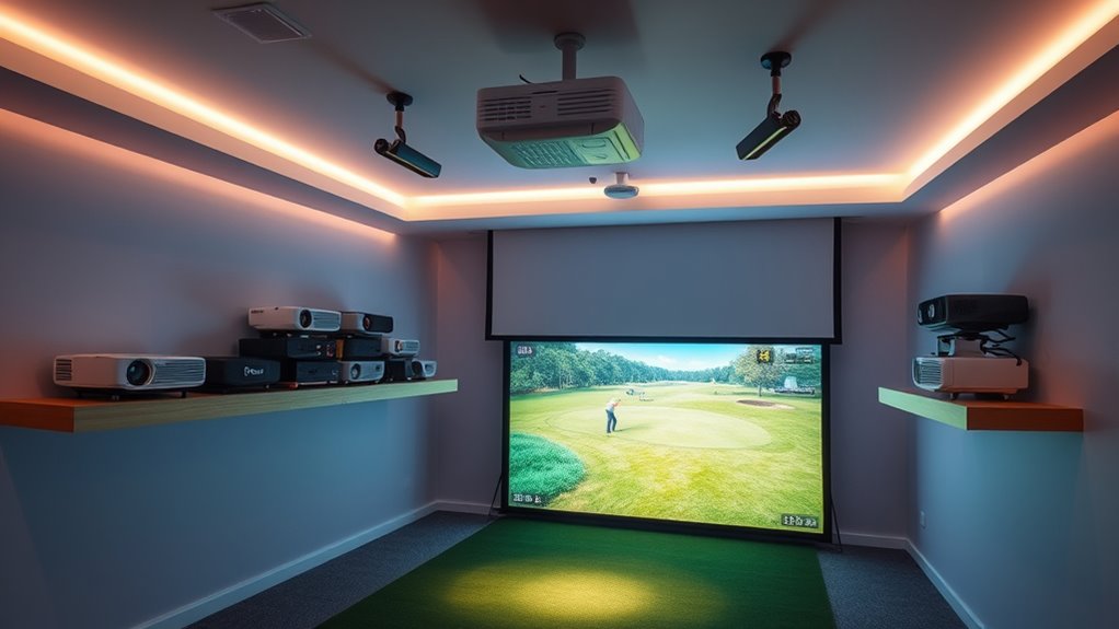 top indoor golf projectors