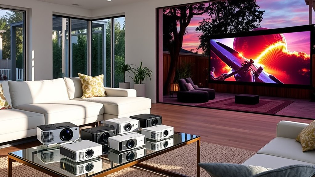 top indoor outdoor projectors
