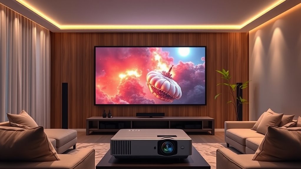 top indoor projector screens