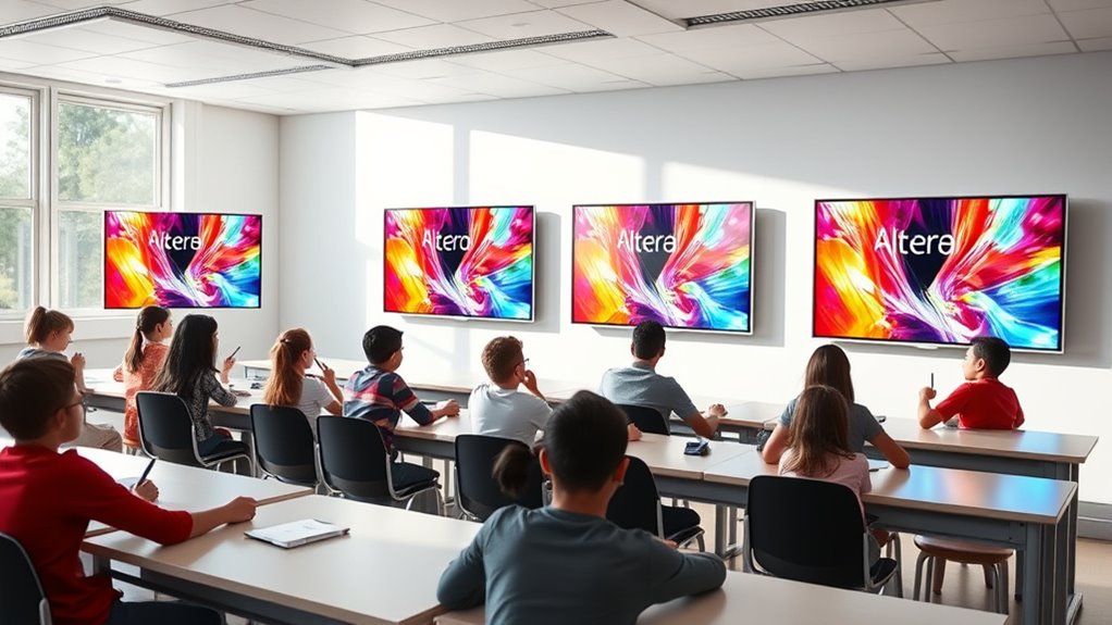 top interactive classroom projectors