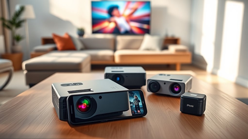 top iphone compatible projectors