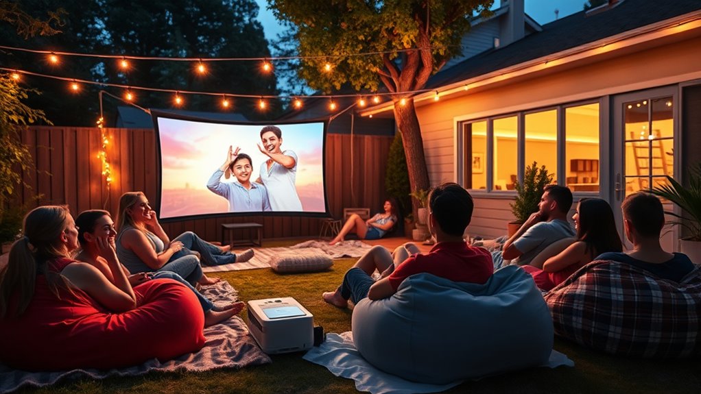 top iphone outdoor projectors