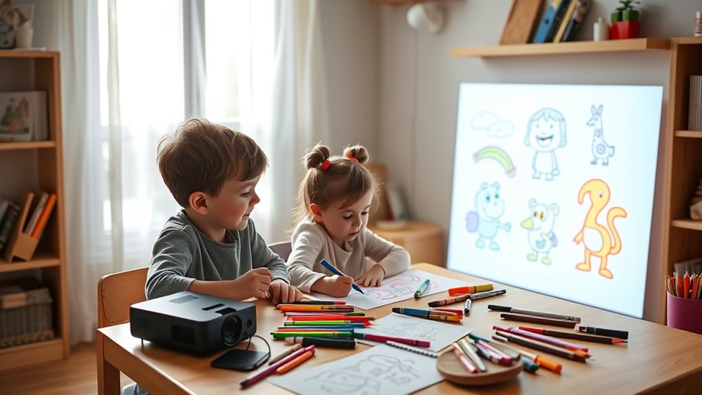 top kid projector drawing kits