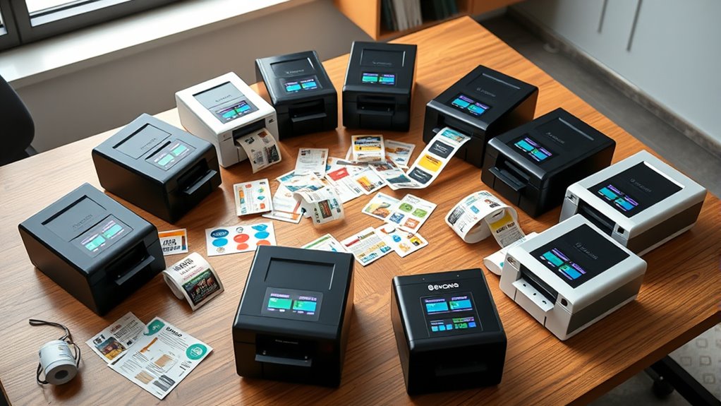 top label sticker printers