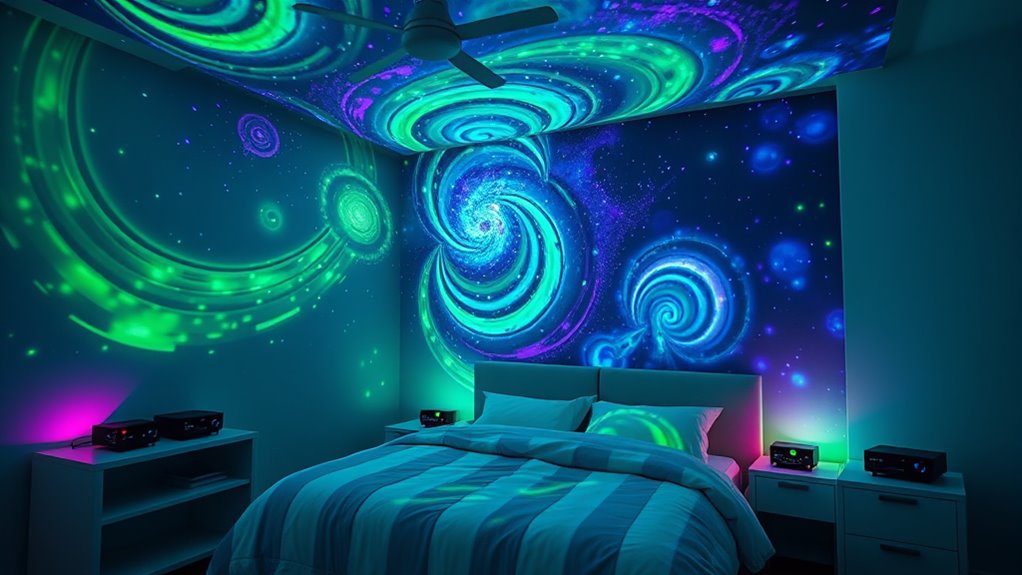 top laser galaxy projectors