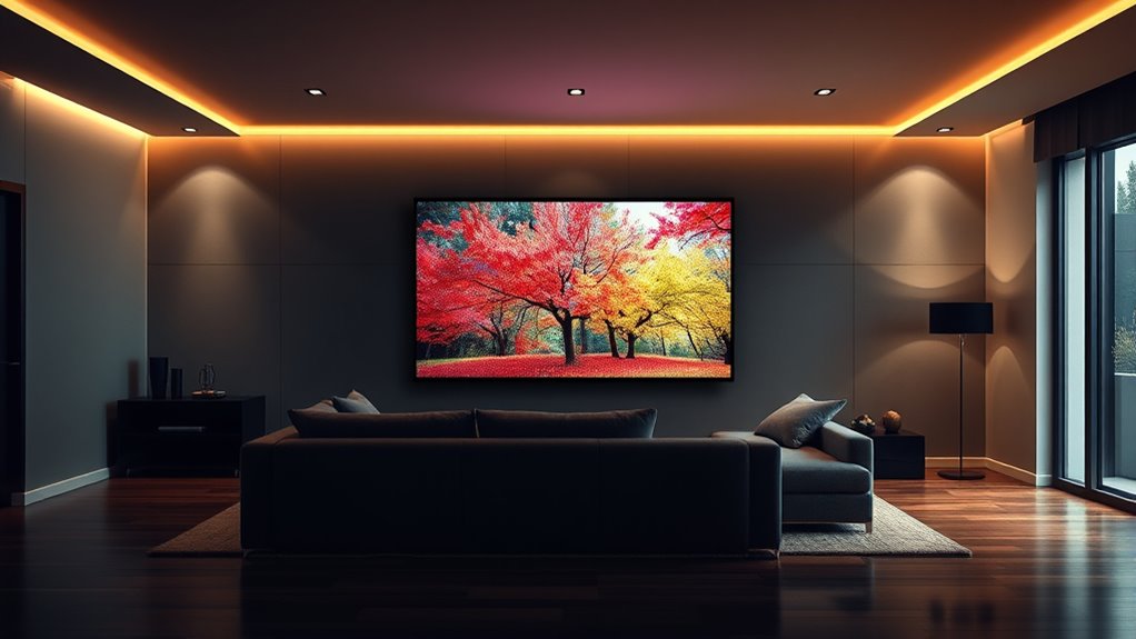 top laser projector screens