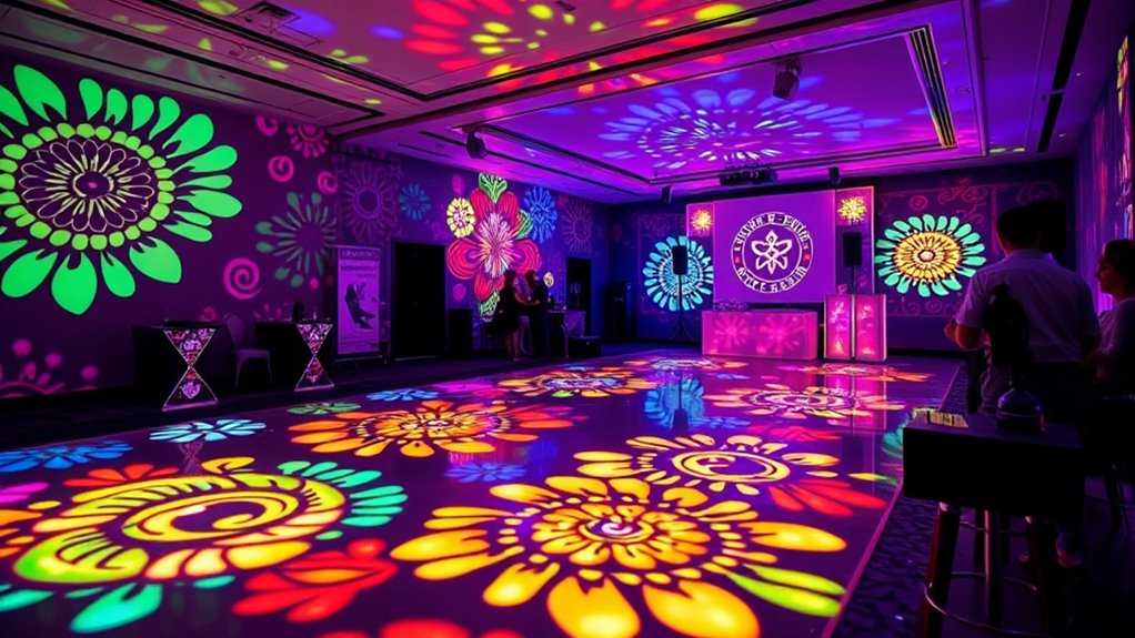 top led gobo projectors