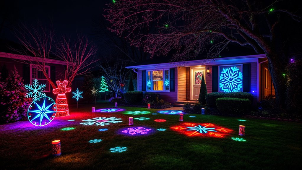 top led holiday projectors