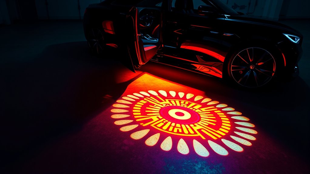 top led logo projectors