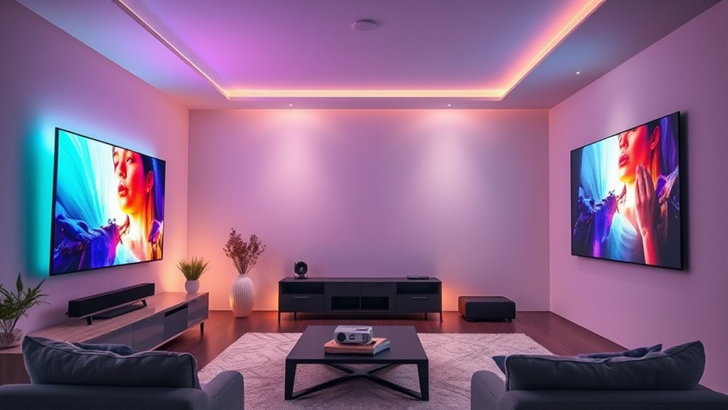 top led tv vs projector
