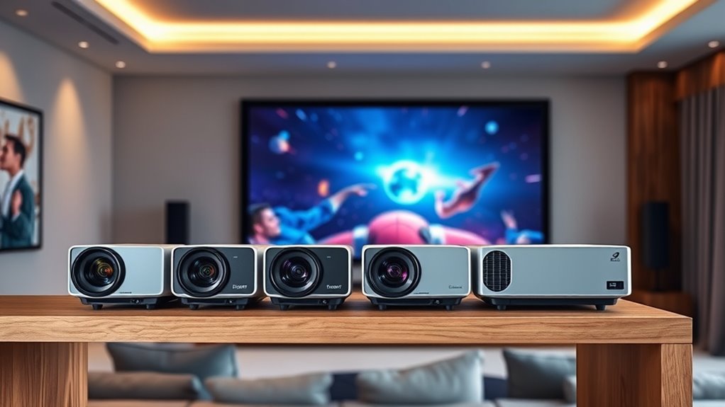 top long throw projectors