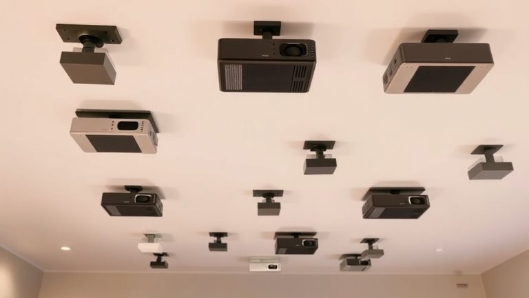 top low profile projector mounts