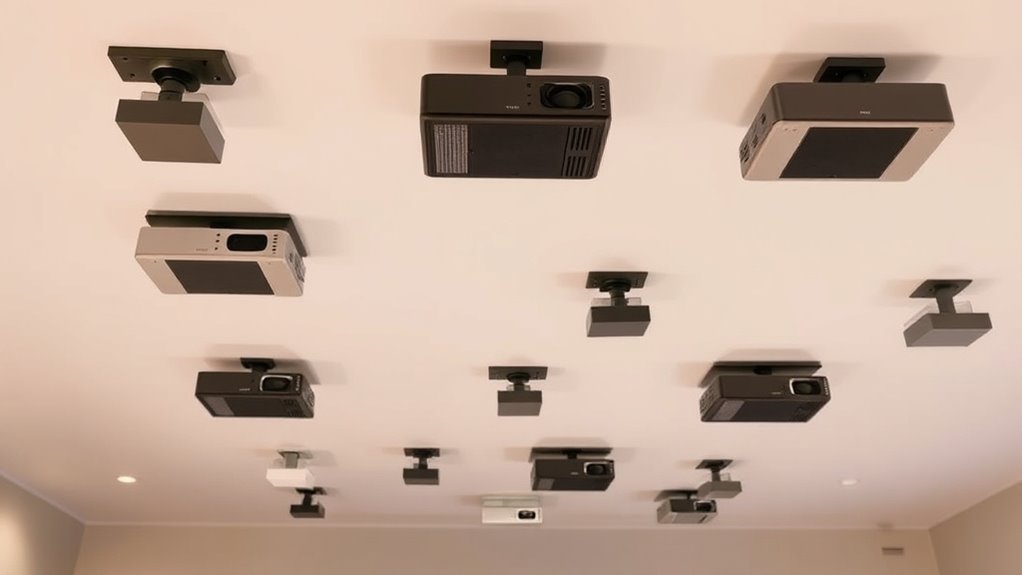 top low profile projector mounts
