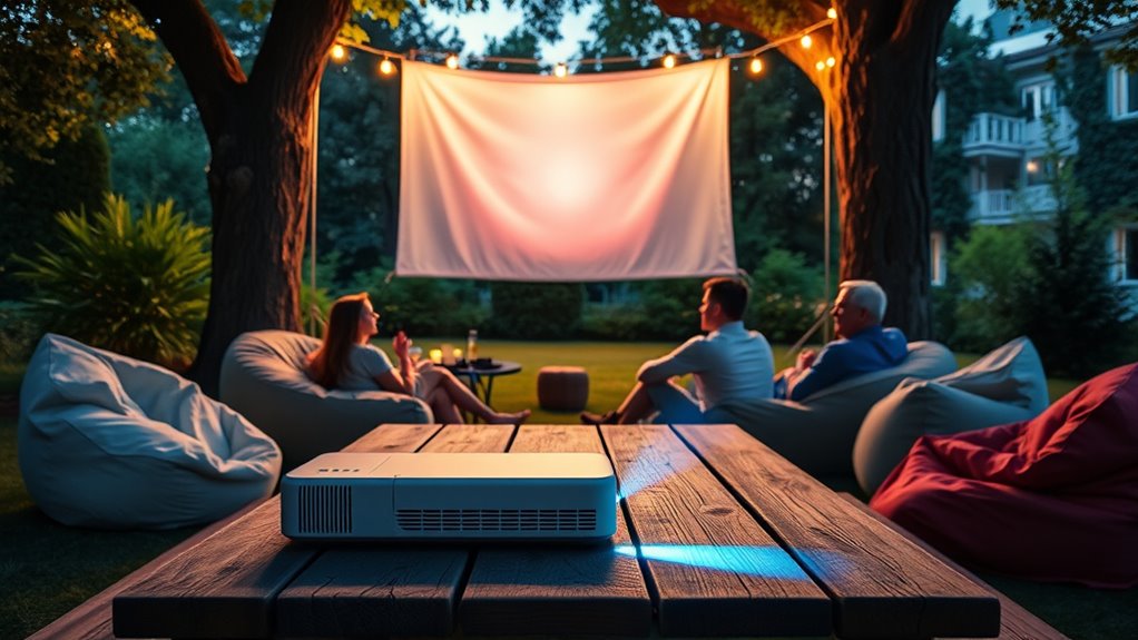 top mini outdoor projectors
