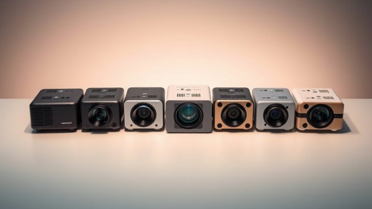 top mini short throw projectors