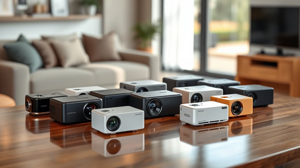 top mini wireless projectors