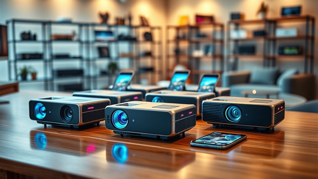 top mobile compatible projectors
