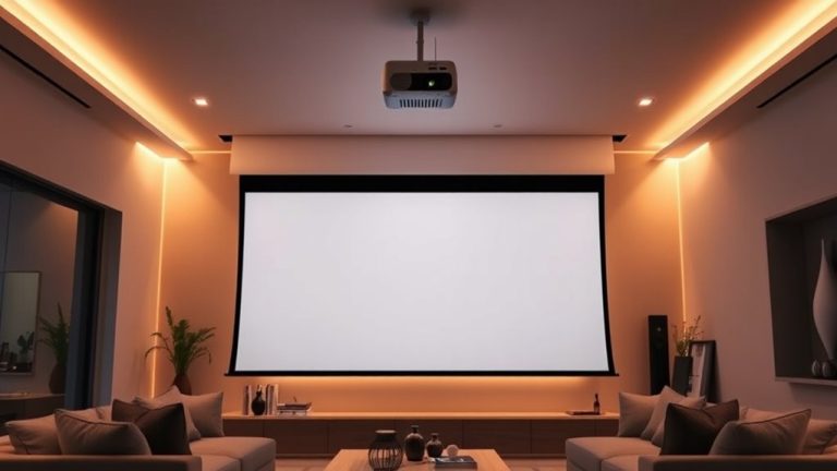top motorized projector screens