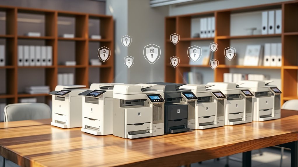 top office secure printer models