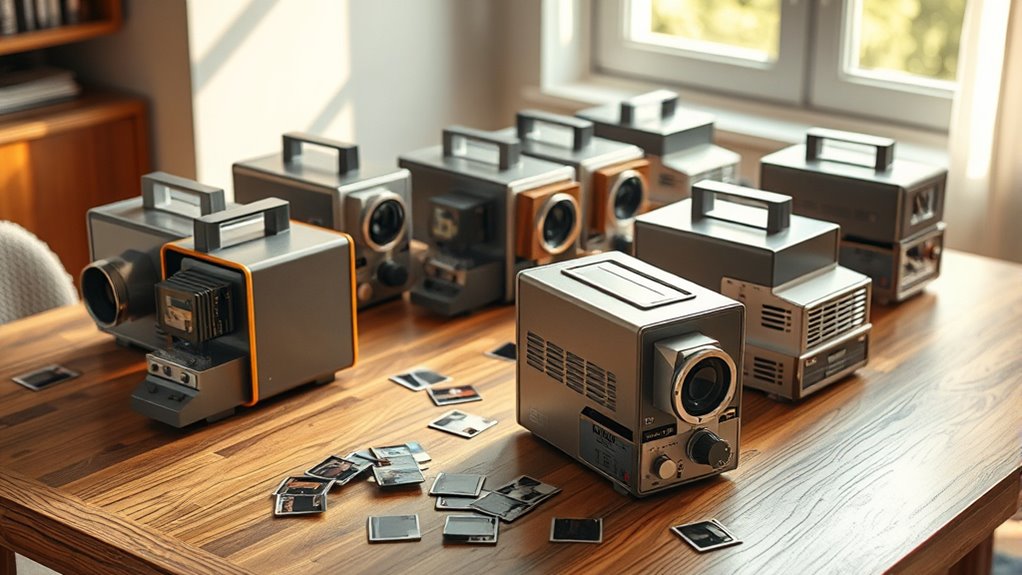 top old slide projectors