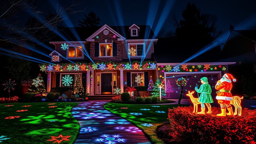 top outdoor christmas projector ideas