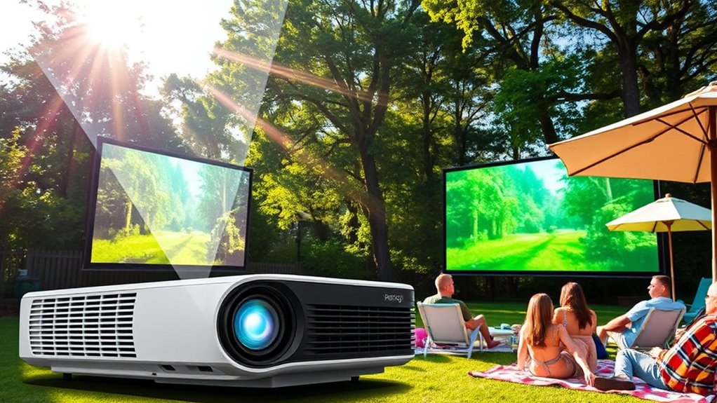 top outdoor daylight projectors