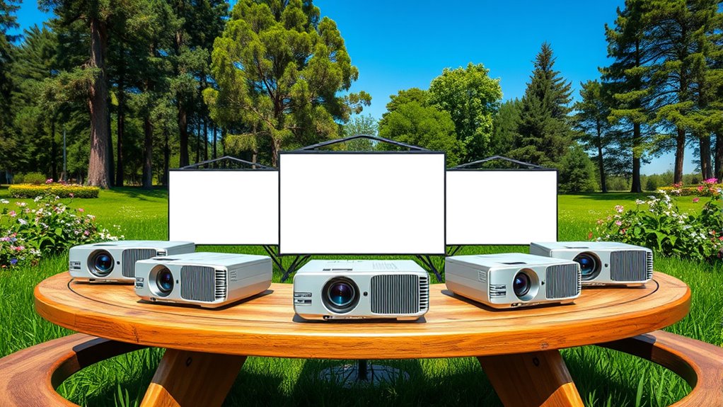 top outdoor daylight projectors