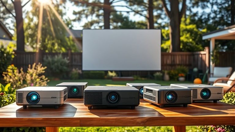 top outdoor daytime projectors