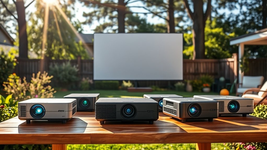 top outdoor daytime projectors