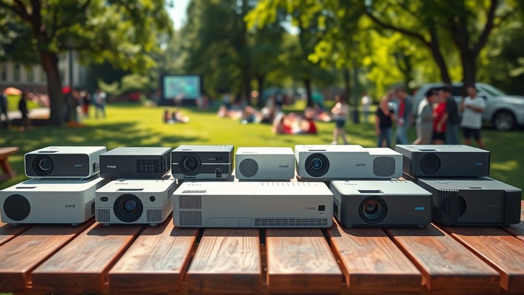 top outdoor daytime projectors