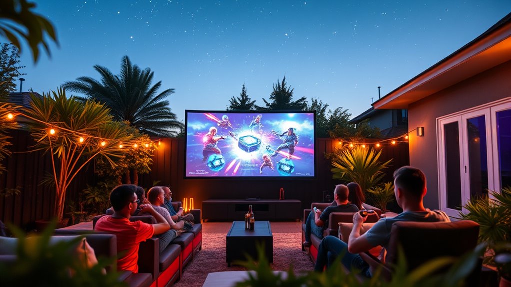 top outdoor gaming projectors