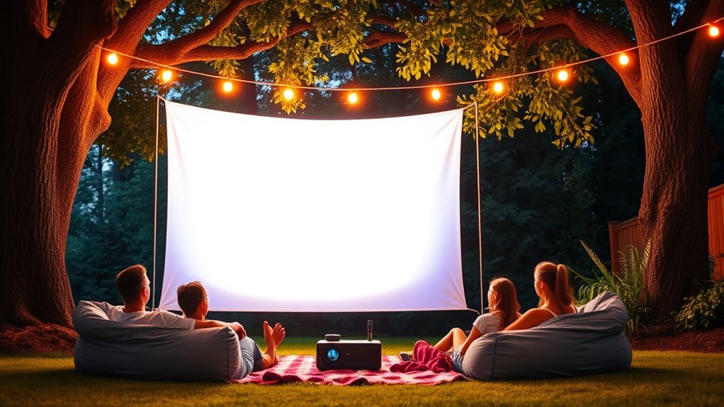 top outdoor mini projectors