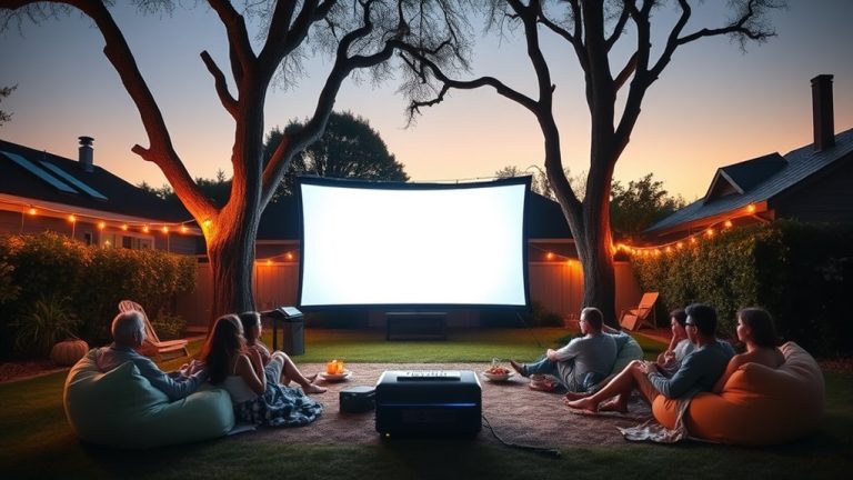 top outdoor movie projectors
