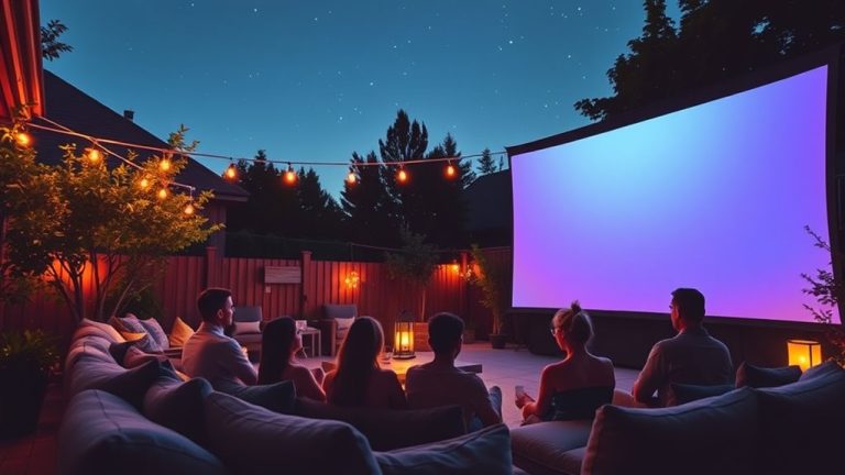 top outdoor movie projectors