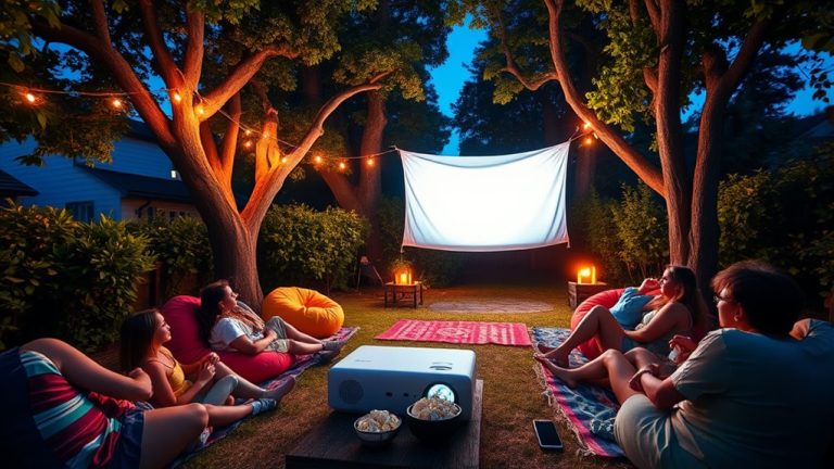 top outdoor portable projectors