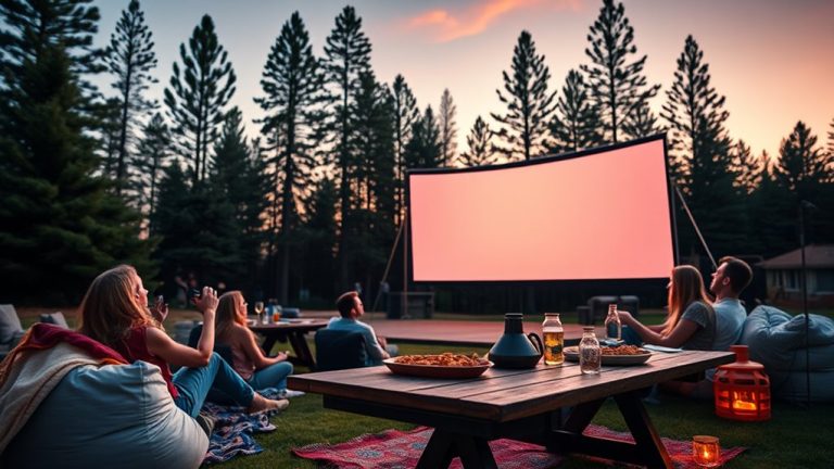 top outdoor portable projectors