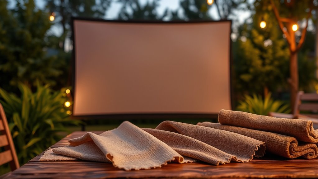 top outdoor projector fabrics