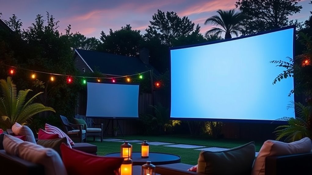 top outdoor projector lumens