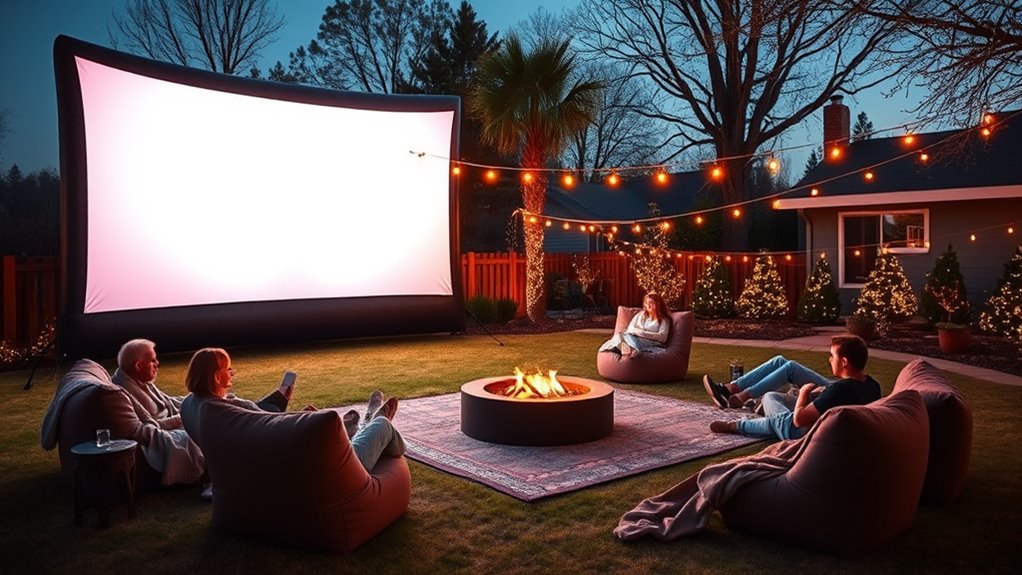 top outdoor projector screen options