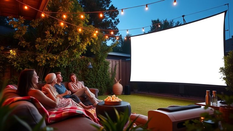top outdoor projector screen options