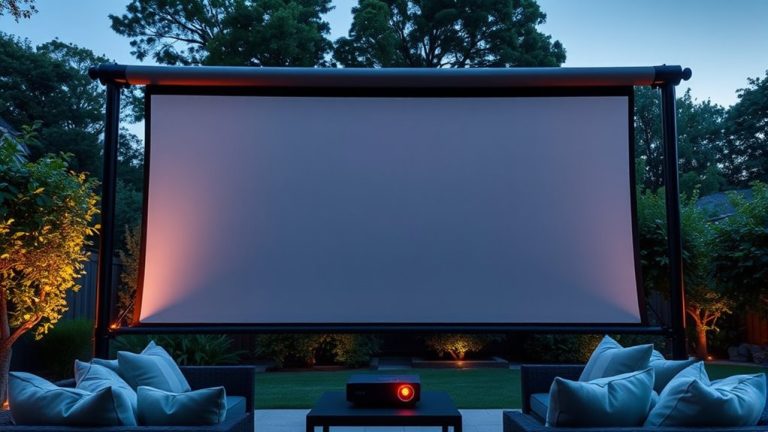 top outdoor projector screens