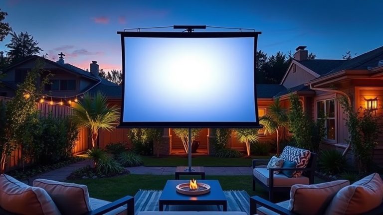 top outdoor projector screens