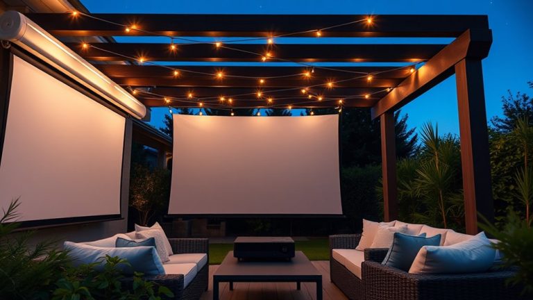top outdoor projector screens