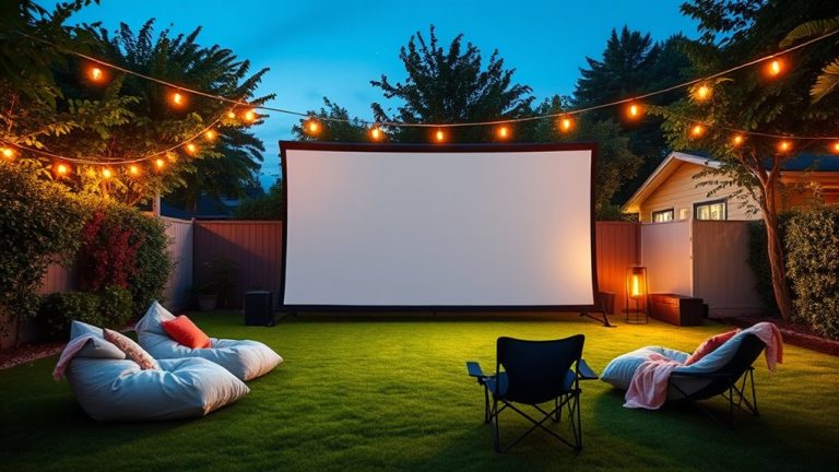 top outdoor projector screens