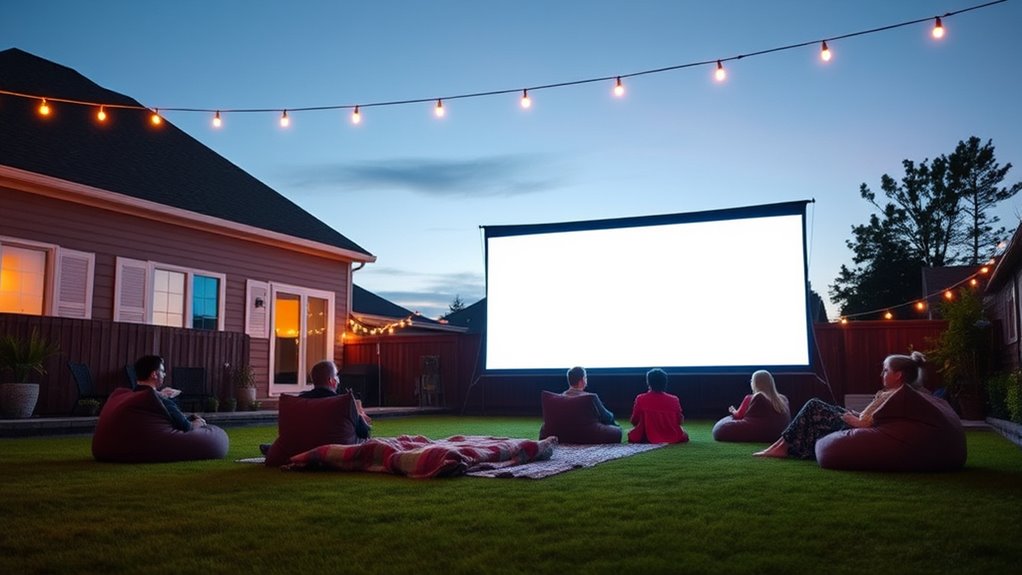 top outdoor projector screens