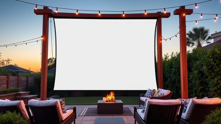top outdoor projector screens
