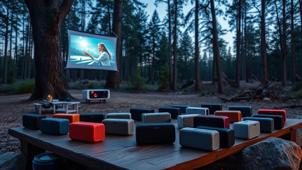 top outdoor projector speaker options