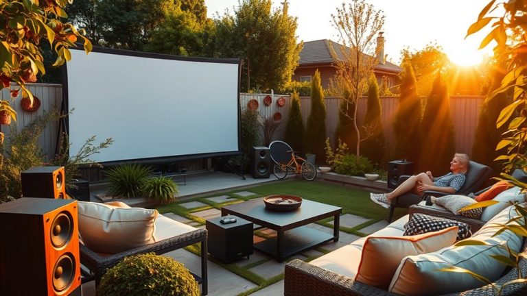 top outdoor projector speakers