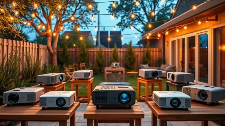 top outdoor projectors 2026