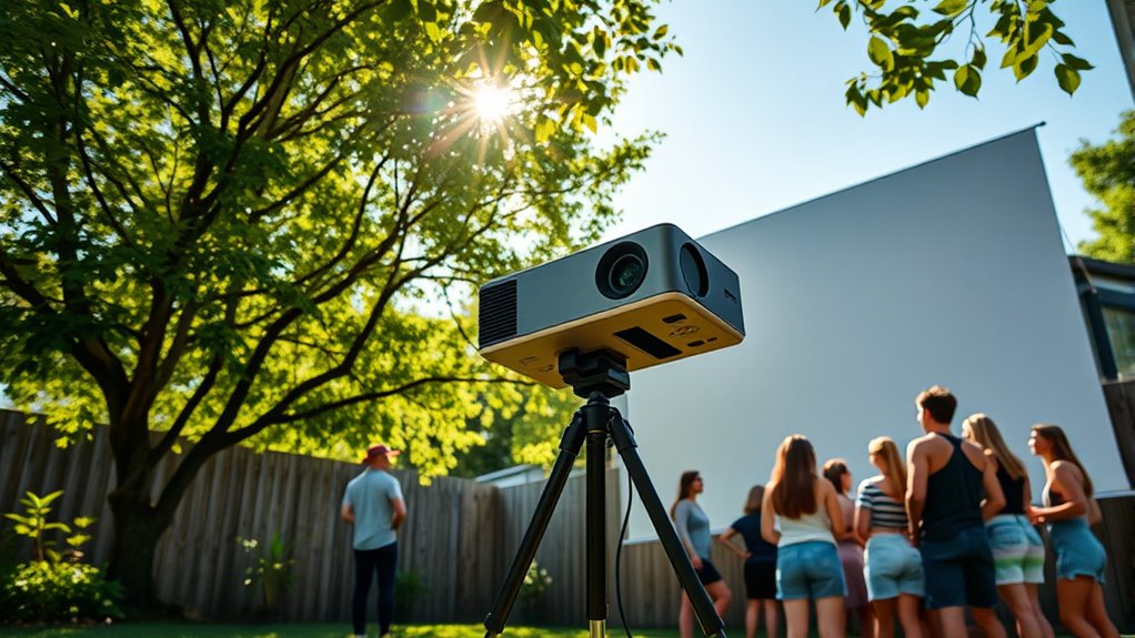 top outdoor projectors for sunlight